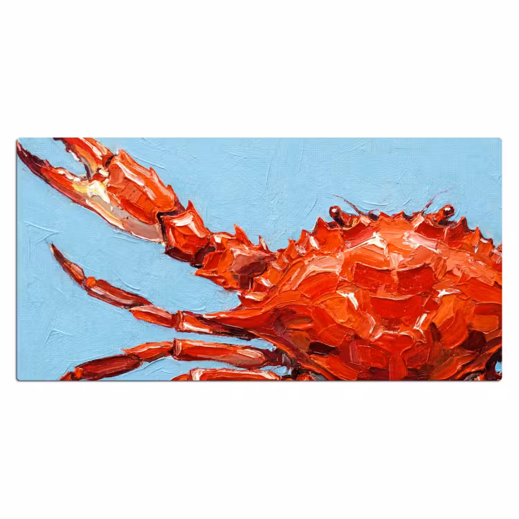 Bureau onderlegger - Krab - Zee - Dieren - Abstract - Rood — 2