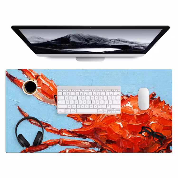 Bureau onderlegger - Krab - Zee - Dieren - Abstract - Rood — 4