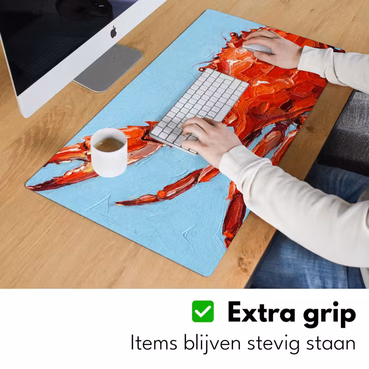 Bureau onderlegger - Krab - Zee - Dieren - Abstract - Rood — 6