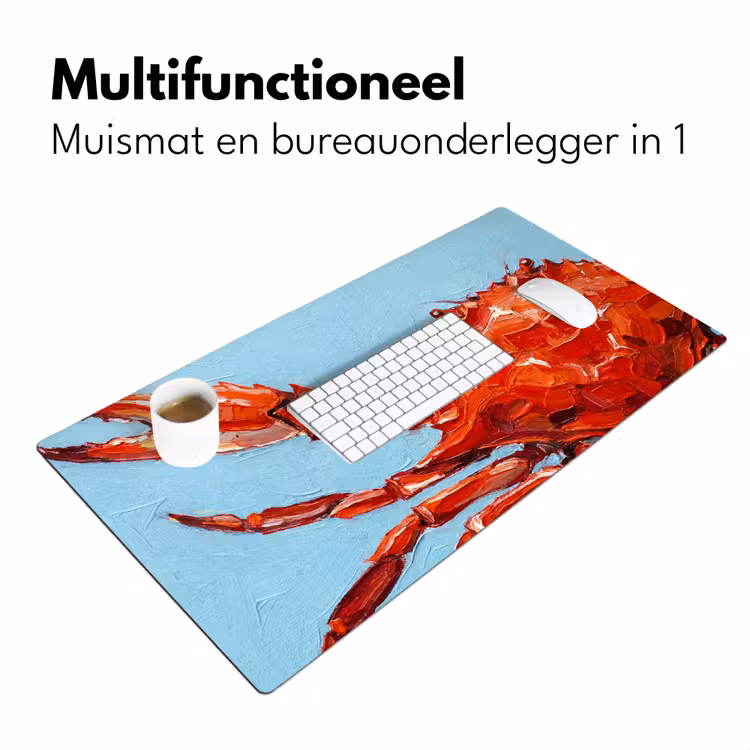 Bureau onderlegger - Krab - Zee - Dieren - Abstract - Rood — 7