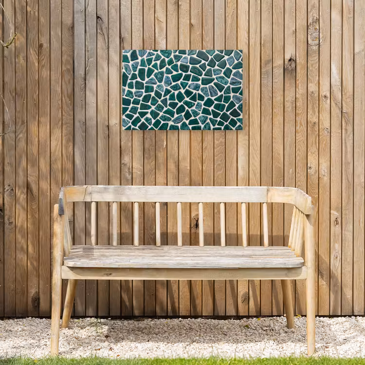 Buiten canvas - Textuur - Steen - Groen - Abstract - Patroon — 3