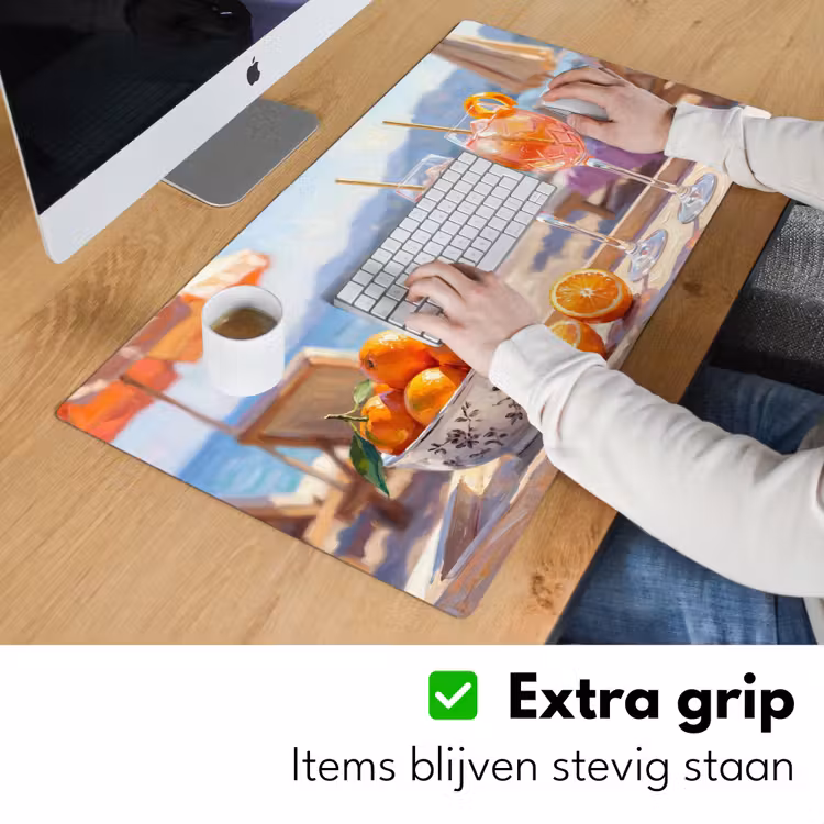 Bureau onderlegger - Drank - Glazen - Strand - Zomer - Oranje — 6