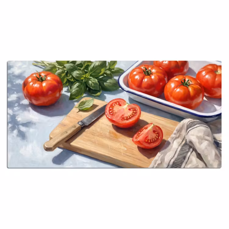 Bureau onderlegger - Eten - Keuken - Ingrediënten - Stillleven - Rood — 2