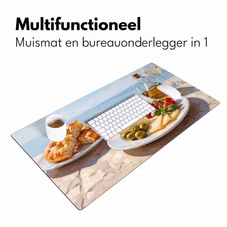 Bureau onderlegger - Eten - Middellandse Zee - Natuur - Geschilderd — 7