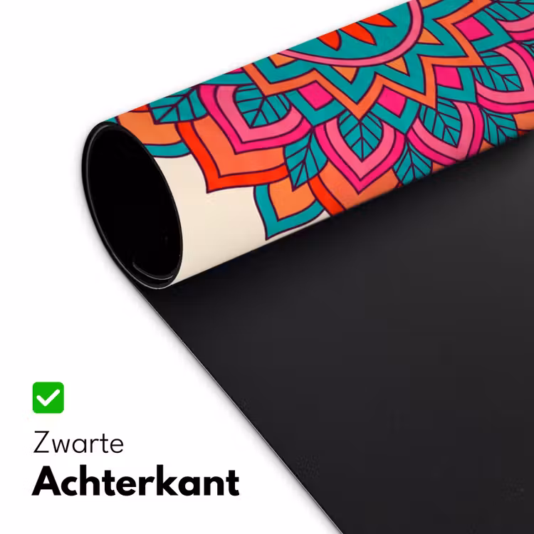 Bureau onderlegger - Mandala - Patroon - Abstract - Kleurrijk - Modern — 5