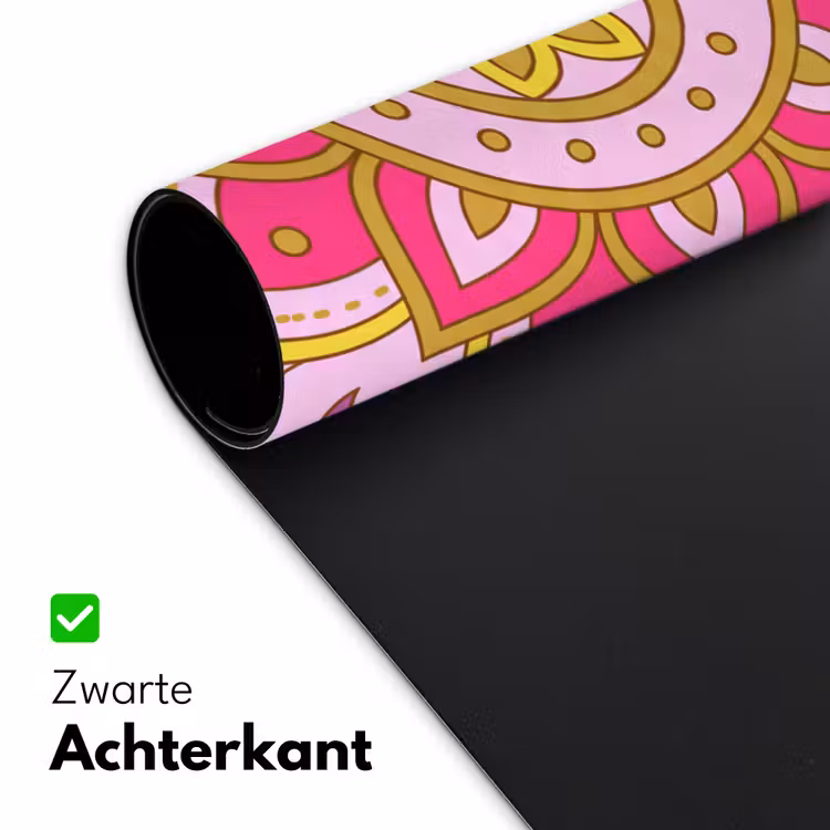 Bureau onderlegger - Patroon - Bloemmotief - Decoratie - Abstract - Roze — 5