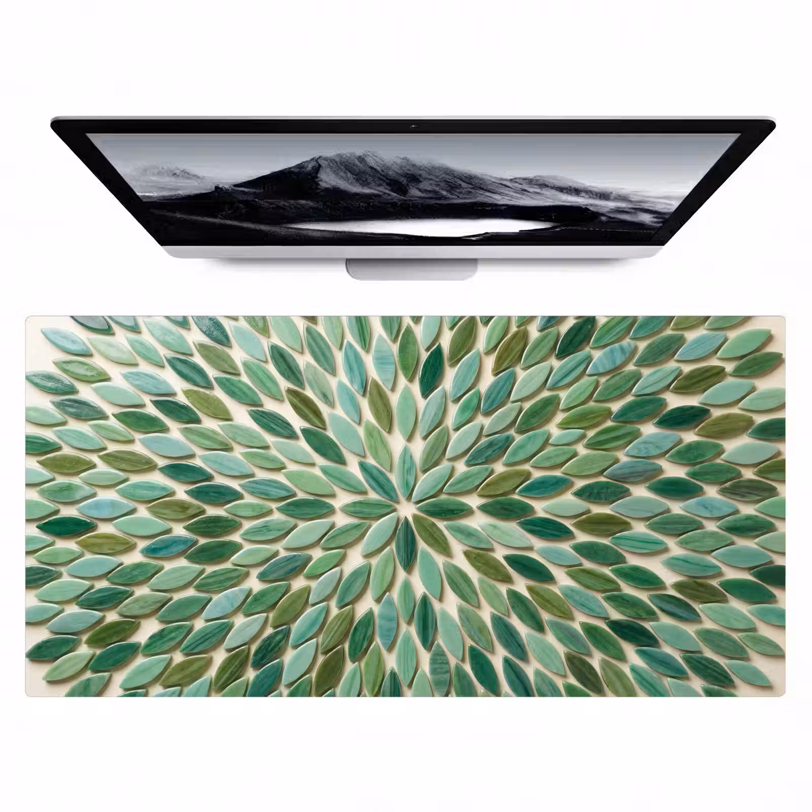 Bureau onderlegger - Patroon - Blad - Groen - Abstract — 1