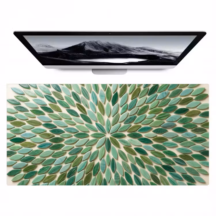 Bureau onderlegger - Patroon - Blad - Groen - Abstract — 1
