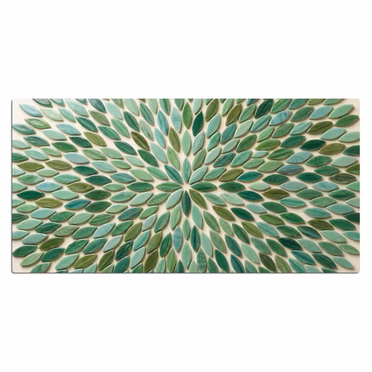 Bureau onderlegger - Patroon - Blad - Groen - Abstract — 2