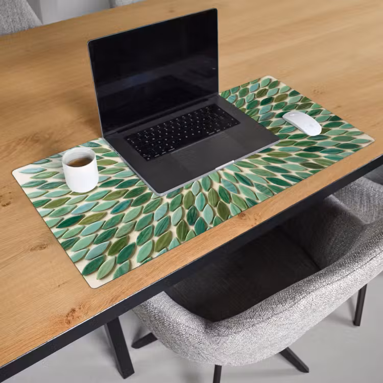 Bureau onderlegger - Patroon - Blad - Groen - Abstract — 3