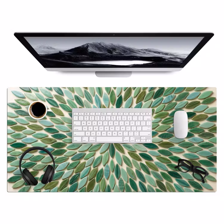 Bureau onderlegger - Patroon - Blad - Groen - Abstract — 4