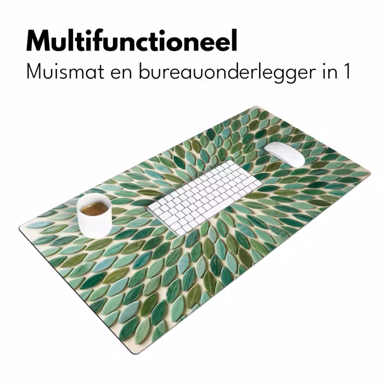 Bureau onderlegger - Patroon - Blad - Groen - Abstract — 7