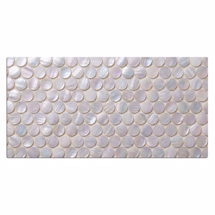 Bureau onderlegger - Patroon - Cirkels - Abstract - Modern - Wit — 2