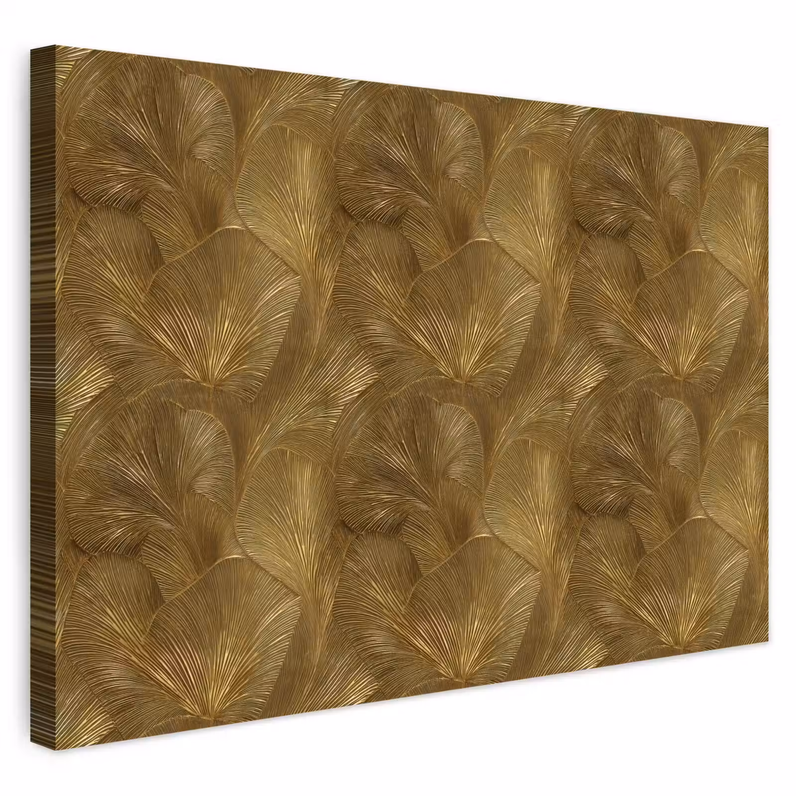 Buiten canvas - Organisch - Lijnen - Goud — 1