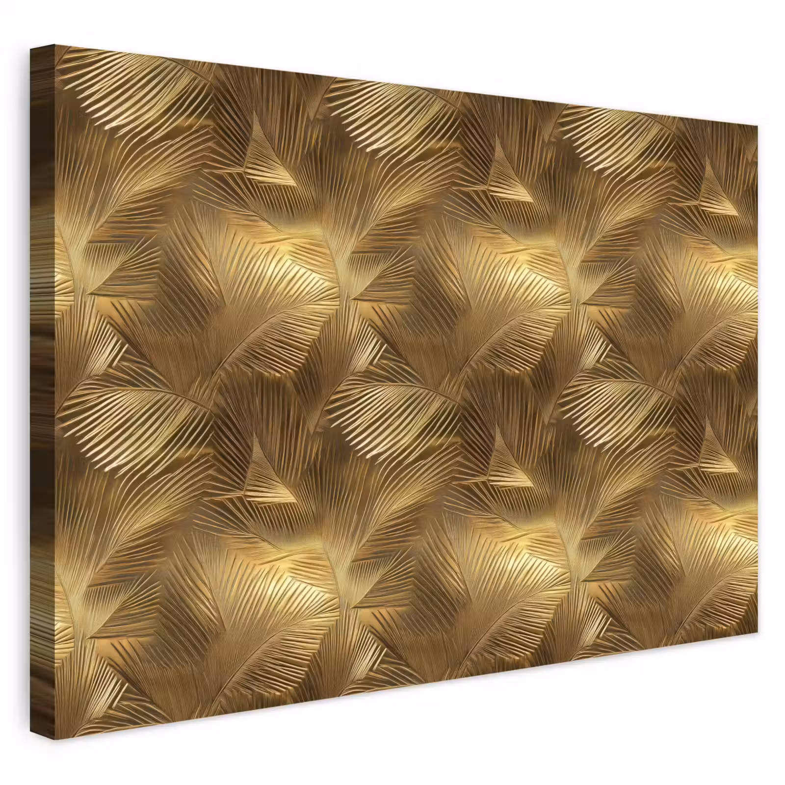 Buiten canvas - Palm - Waaier - Goud — 1