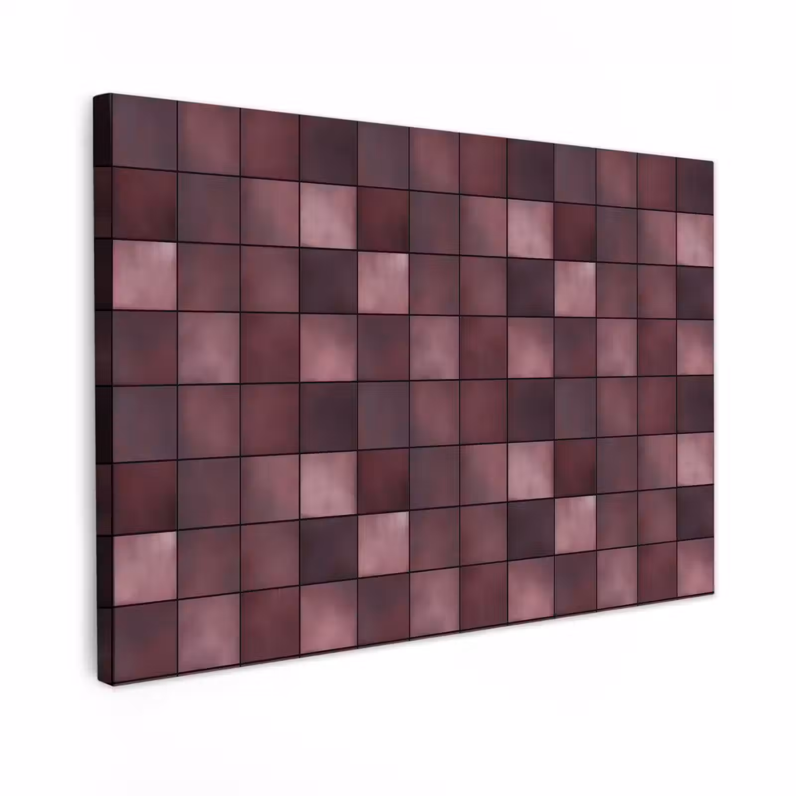 Buiten canvas - Vierkant - Tegel - Patroon - Paars — 1