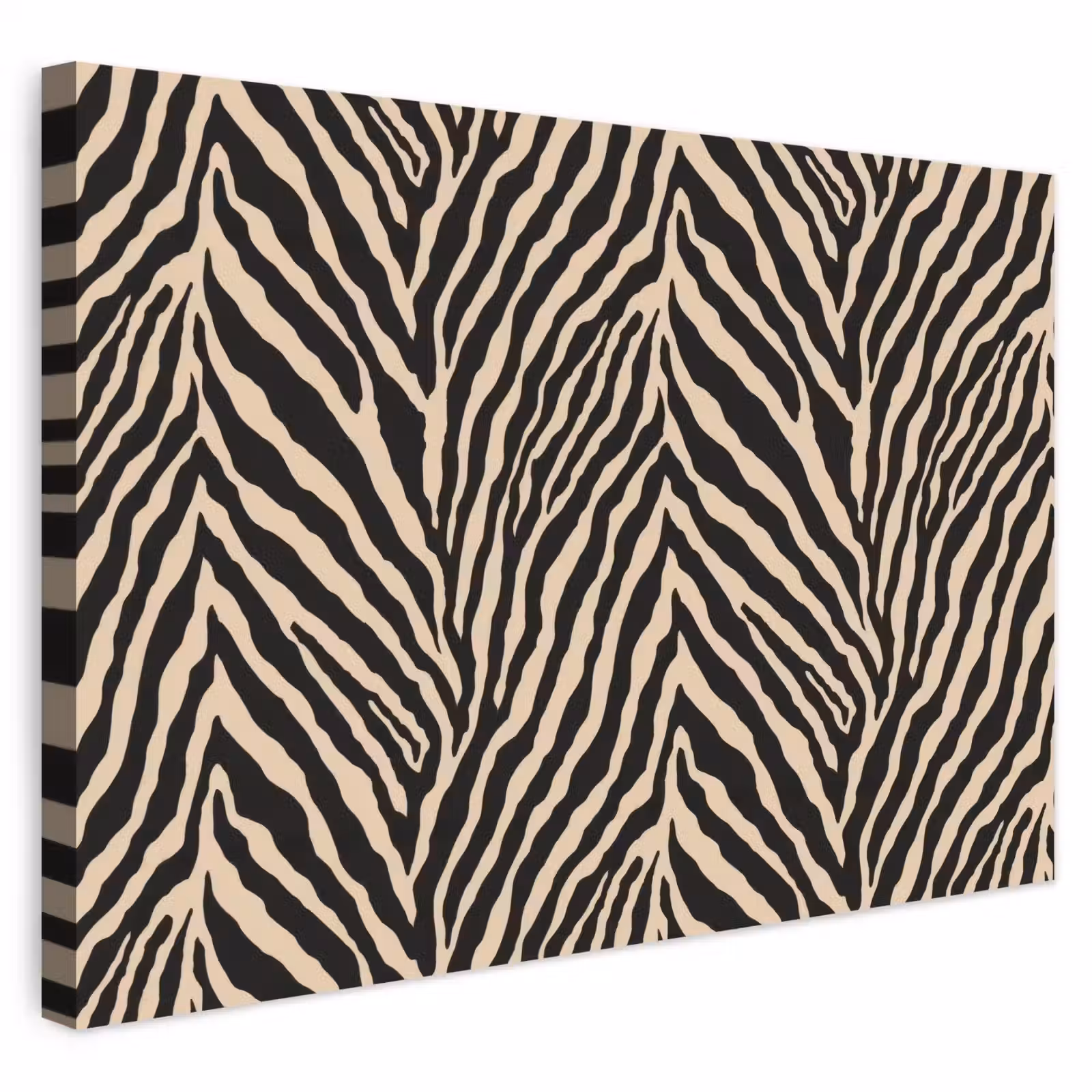 Buiten canvas - Zebra - Klassiek - Zwart — 1