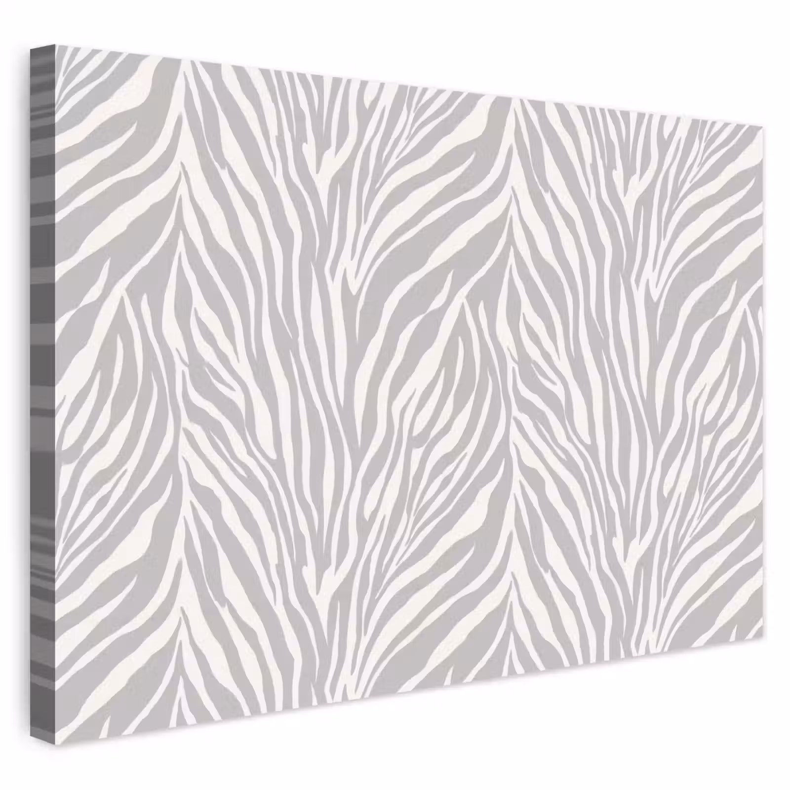Buiten canvas - Zebra - Motief - Grijs — 1
