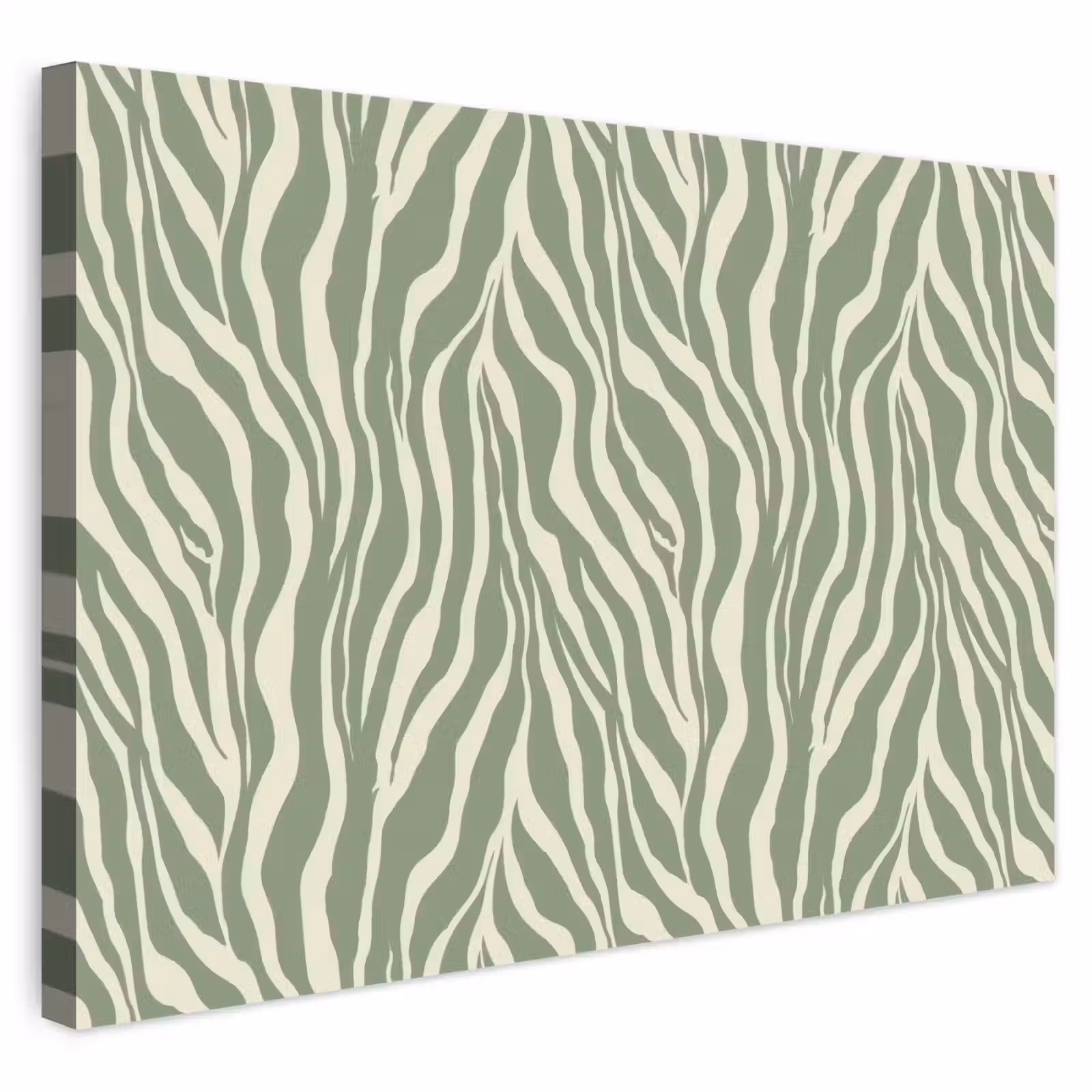Buiten canvas - Zebra - Motief - Groen — 1