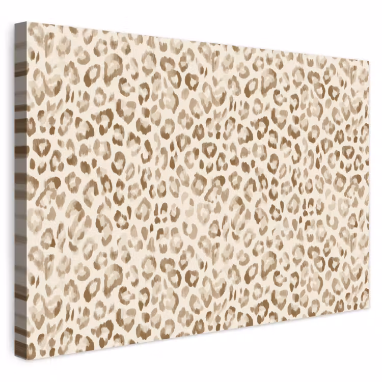 Buiten canvas - Luipaard - Klassiek - Beige — 1