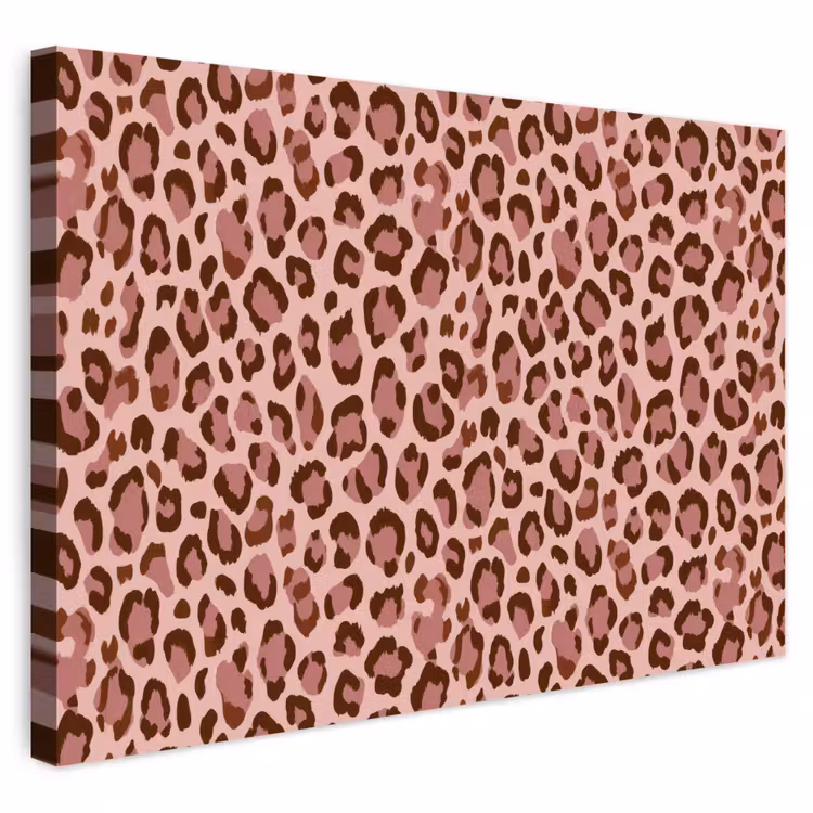 Buiten canvas - Luipaard - Patroon - Roze — 1