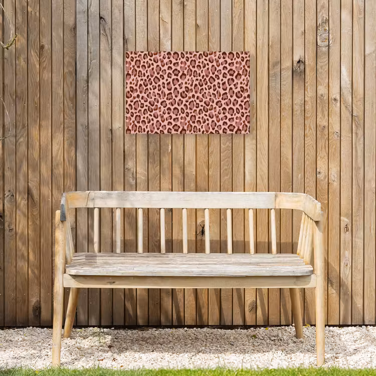 Buiten canvas - Luipaard - Patroon - Roze — 3