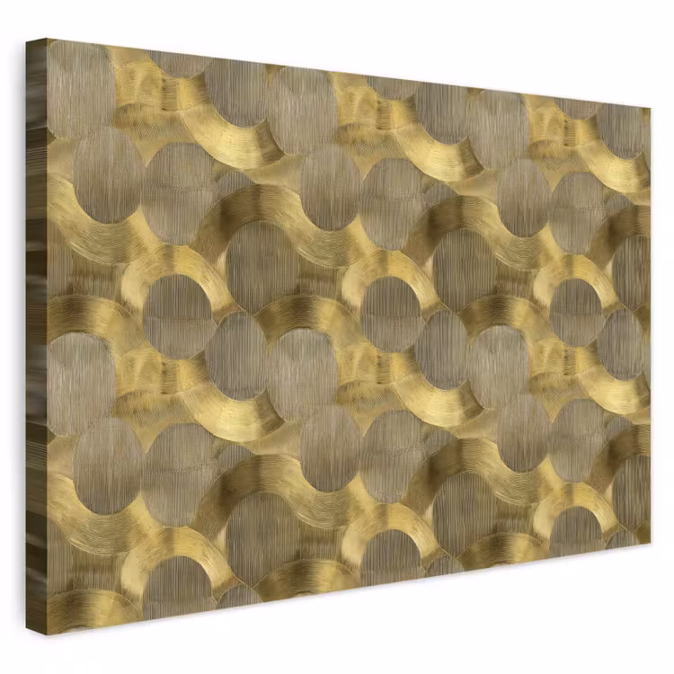 Buiten canvas - Modern - Geometrisch - Goud — 1