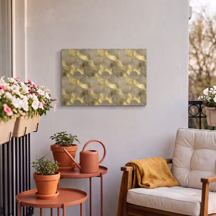 Buiten canvas - Modern - Geometrisch - Goud — 4