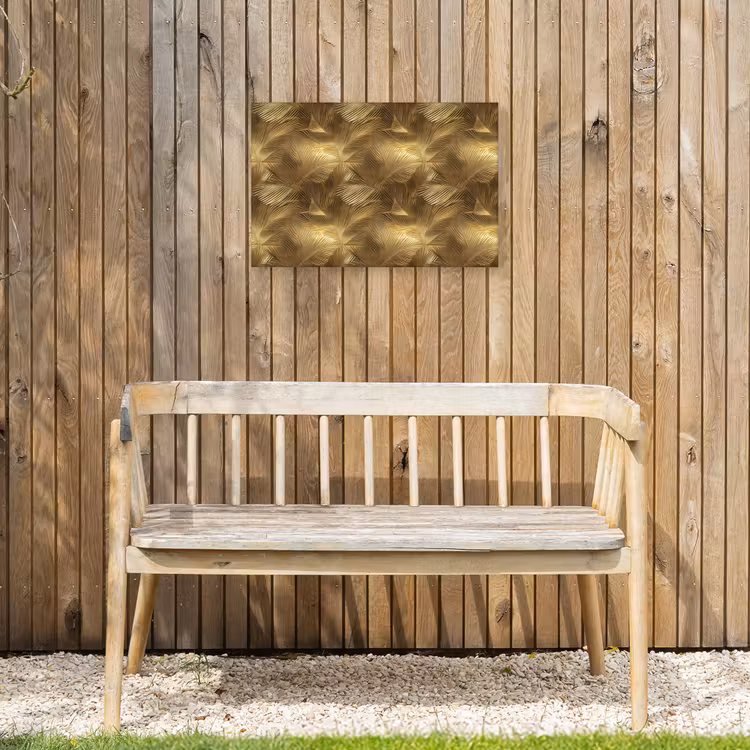 Buiten canvas - Palm - Waaier - Goud — 3