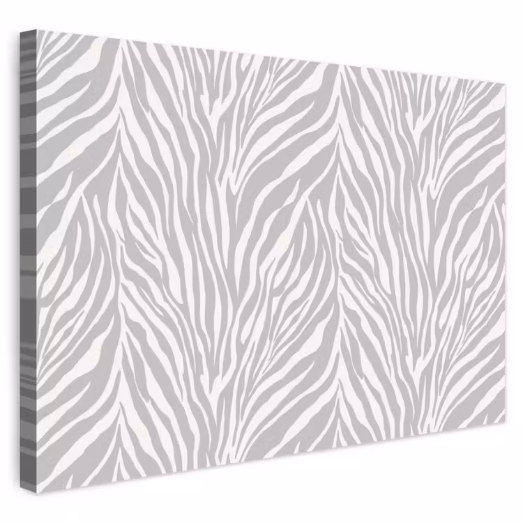 Buiten canvas - Zebra - Motief - Grijs — 1