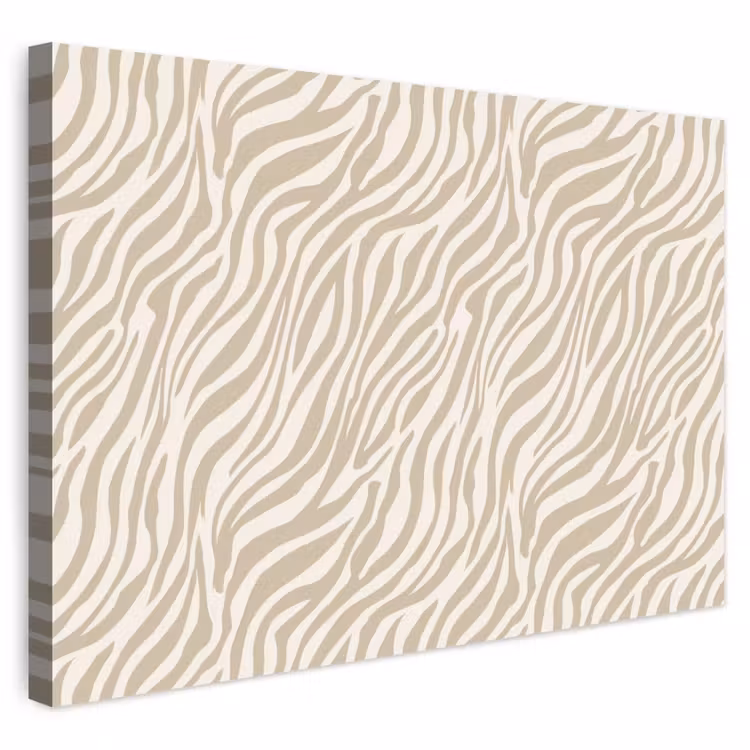 Buiten canvas - Zebra - Patroon - Beige — 1