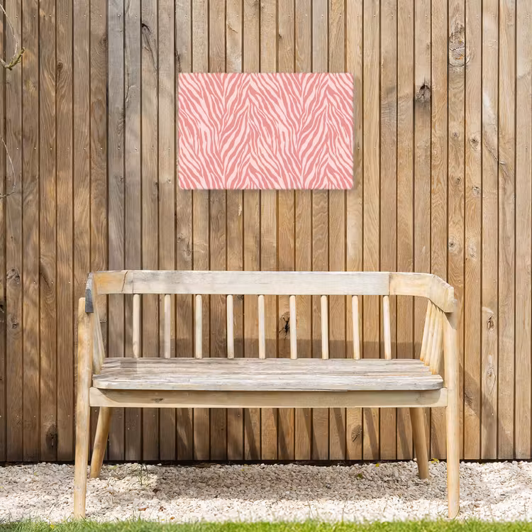 Buiten canvas - Zebra - Print - Roze — 3