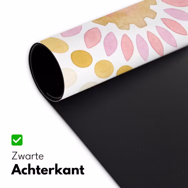 Bureau onderlegger - Abstract - Mandala - Kunst - Modern - Roze — 5