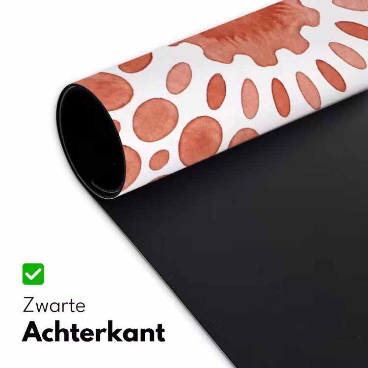 Bureau onderlegger - Patroon - Cirkels - Abstract - Modern - Rood — 5