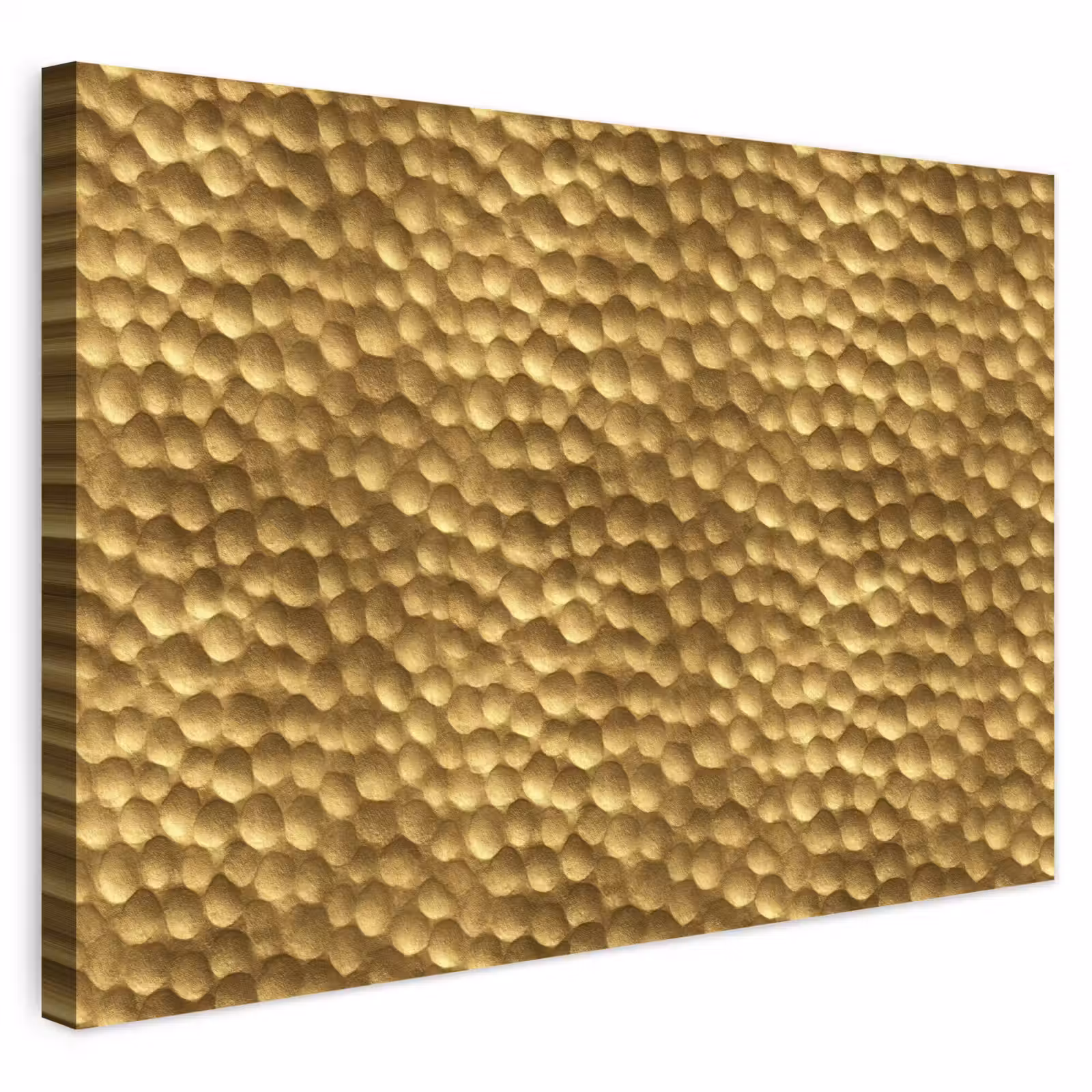 Buiten canvas - Metaal - Dynamisch - Goud — 1