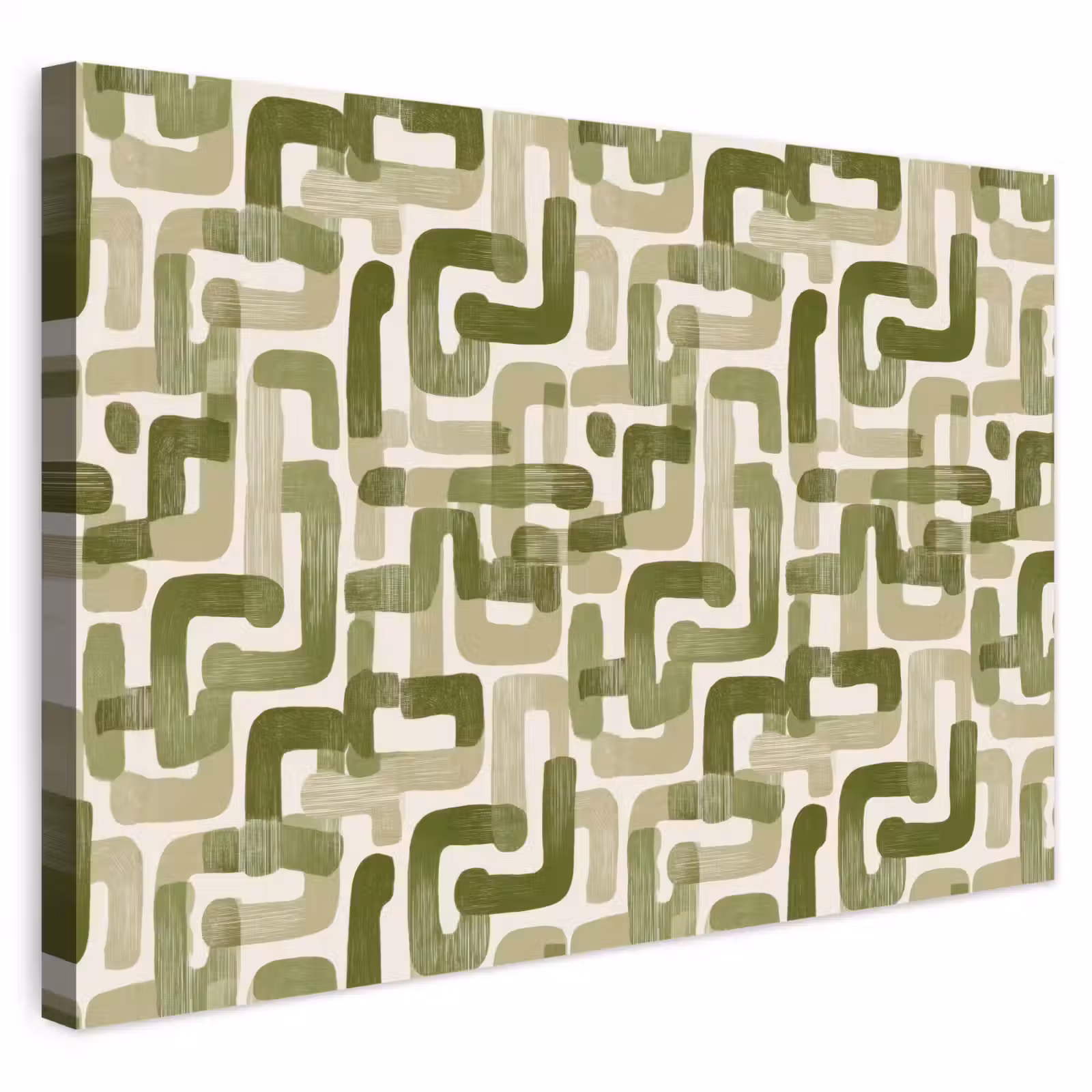 Buiten canvas - Modern - Grafisch - Groen — 1