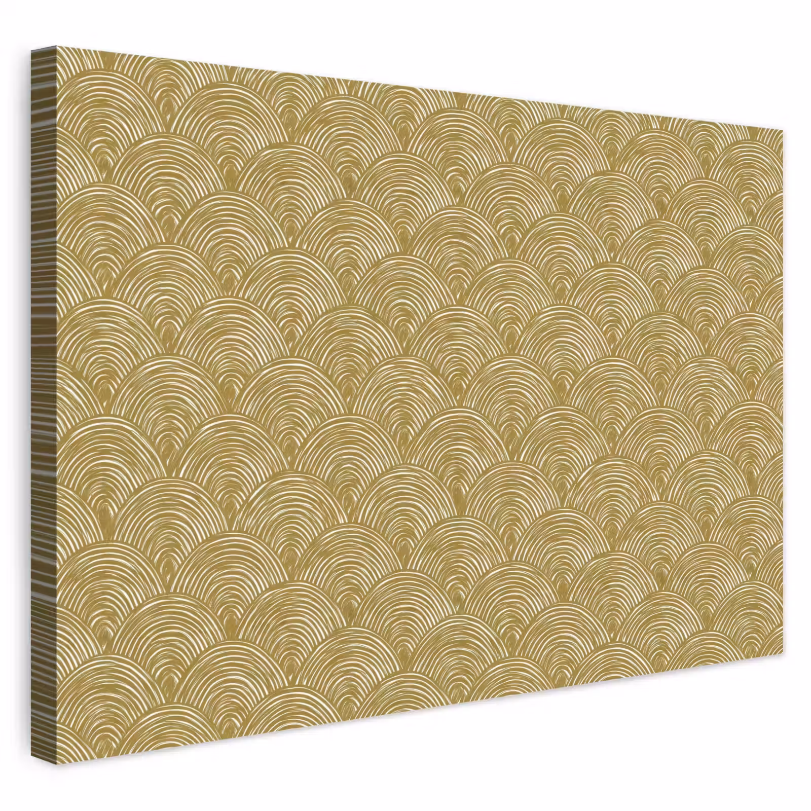 Buiten canvas - Waaier - Geometrisch - Groen — 1