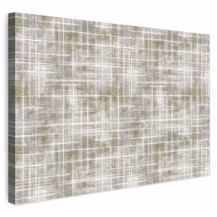 Buiten canvas - Linnen - Patroon - Groen — 1