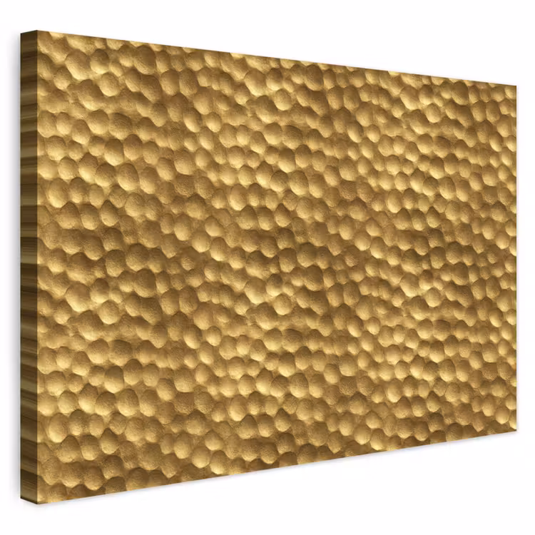 Buiten canvas - Metaal - Dynamisch - Goud — 1