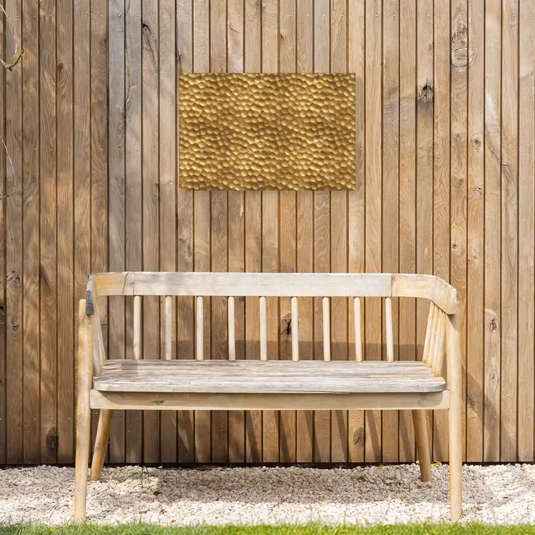 Buiten canvas - Metaal - Dynamisch - Goud — 3
