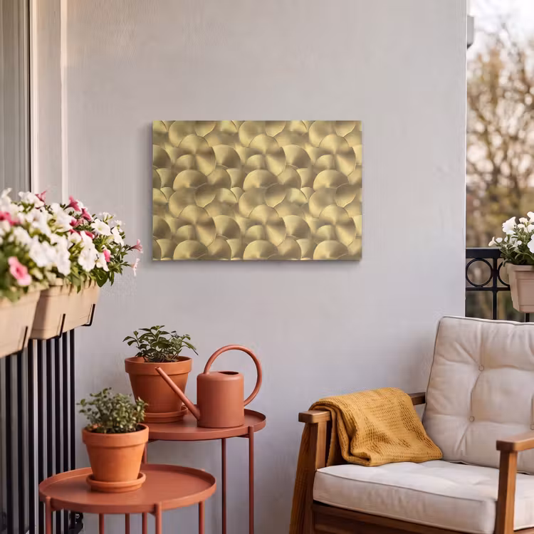 Buiten canvas - Modern - Cirkel - Goud — 4