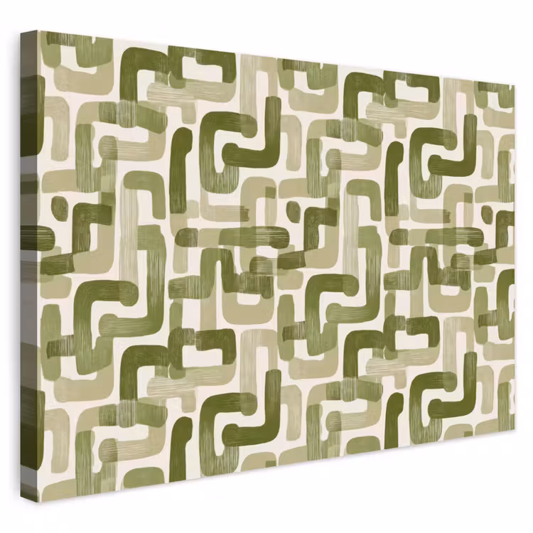Buiten canvas - Modern - Grafisch - Groen — 1