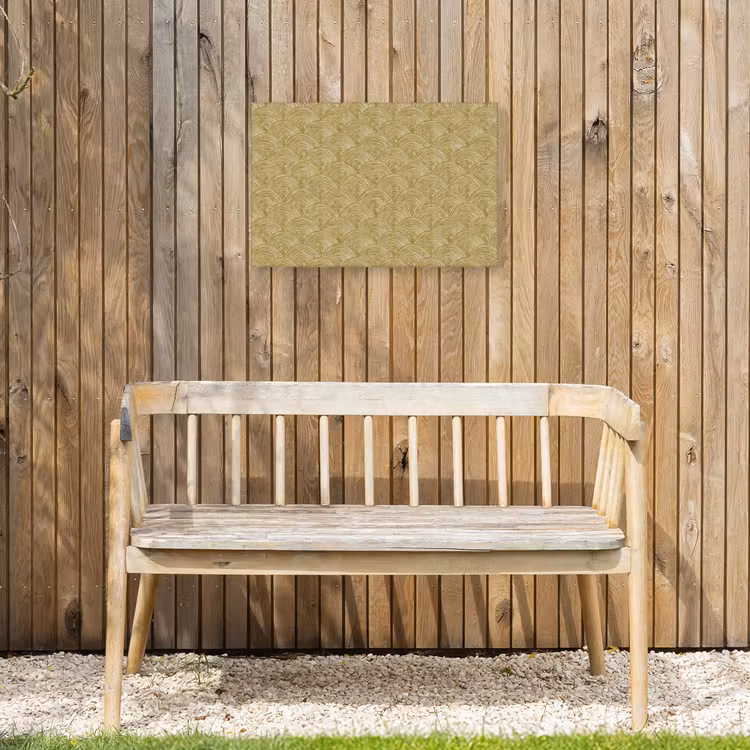 Buiten canvas - Waaier - Geometrisch - Groen — 3