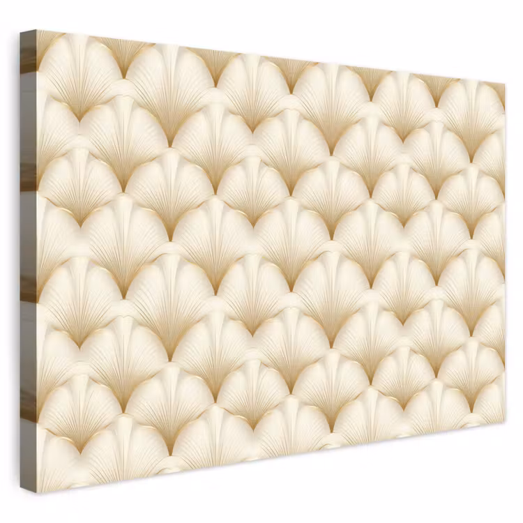Buiten canvas - Waaier - Motief - Goud — 1