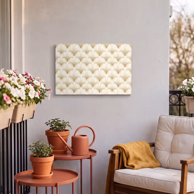 Buiten canvas - Waaier - Motief - Goud — 4