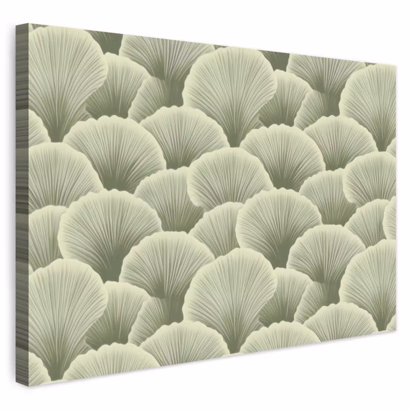 Buiten canvas - Waaier - Blad - Groen — 1