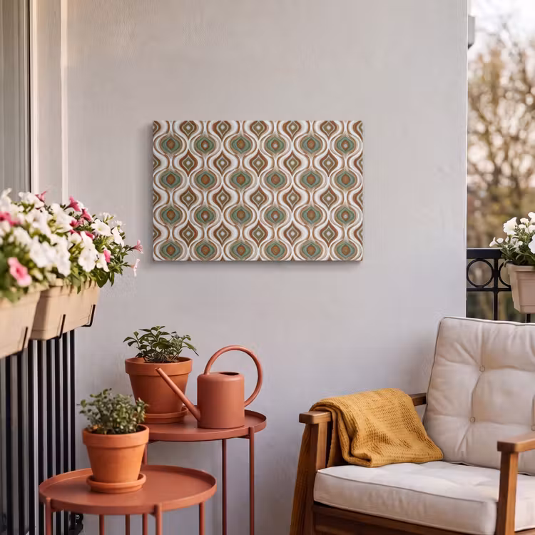 Buiten canvas - Motief - Patroon - Kleurrijk — 3