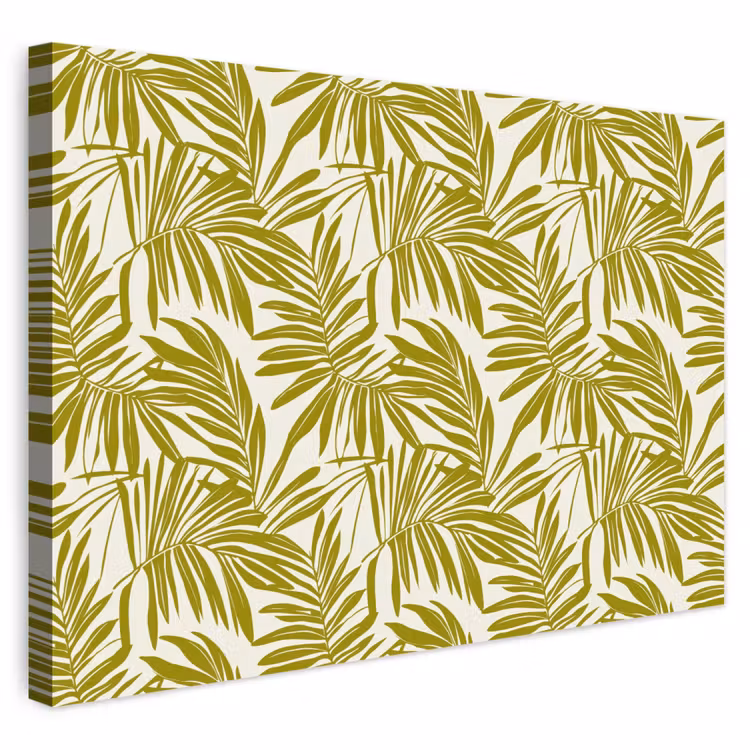 Buiten canvas - Palmblad - Patroon - Groen — 1