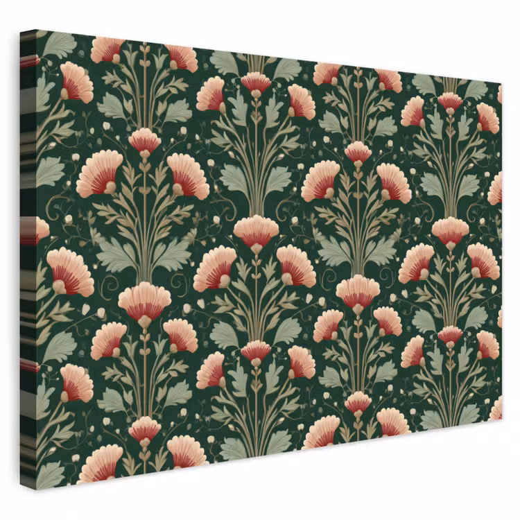 Buiten canvas - Patroon - Botanisch - Kleurrijk — 1