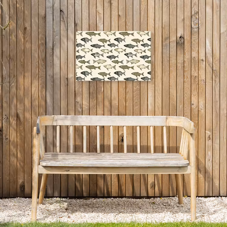 Buiten canvas - Vissen - Klassiek - Groen — 3